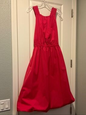 Banana republic taffeta balloon skirt dress